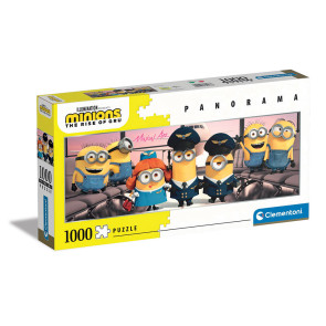 CLEMENTONI 1000ч. Пъзел Панорамен MINIONS 2