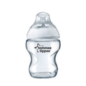 TOMMEE TIPPEE Стъклено шише за хранене 250 мл. EASI VENT