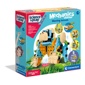 CLEMENTONI Science Play Mechanics Junior Конструктор Животни 120ч.