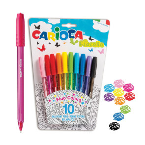 Carioca Химикали 10 цвята FIORELLA FLUO