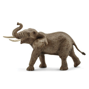 SCHLEICH Фигурка Африкански слон мъжки с вдигнат хобот