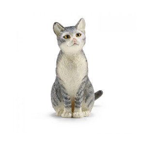 SCHLEICH Фигурка СЕДЯЩО КОТЕ