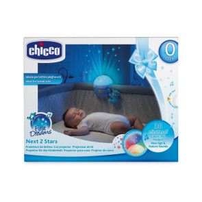 CHICCO Проектор - лампа с плюшено мече СИН