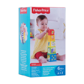 Fisher Price Играчка за редене - кула ШАРЕНИ БЛОКЧЕТА