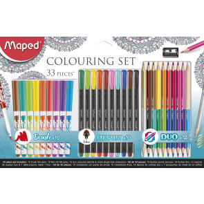 Maped Colouring Set Комплект за рисуване 33 части