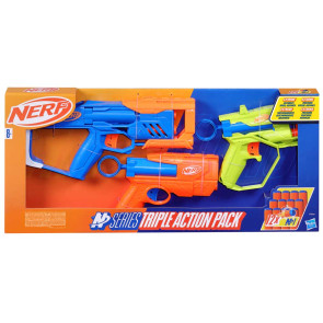 HASBRO NERF Комплект с 3 бластера с 12 стрели