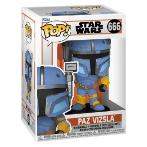 Funko POP! Фигура Disney Star Wars The Mandalorian - Paz Vizsla 666 Bobble-Head 