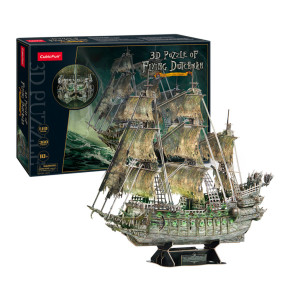 CubicFun Пъзел 3D Flying Dutchman 360ч. с LED светлини