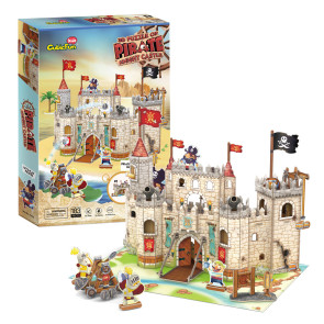 CubicFun Пъзел 3D Pirate Knight Castle 183ч.