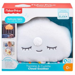 Fisher Price NEWBORN Плюшено облаче с успокояващи звуци и светлини