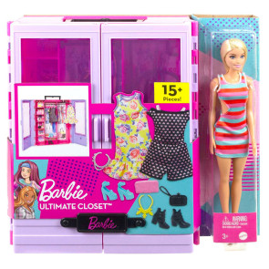 BARBIE FASHION ACCESSORIES Гардероб с кукла и тоалети Ultimate Closet