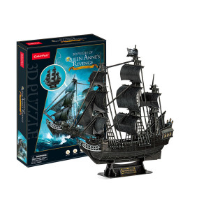 CubicFun Пъзел 3D The Queen Anne's Revenge Ship 180ч.