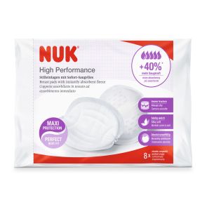 NUK Подплънки за кърмене HIGH PERFORMANCE 8 броя