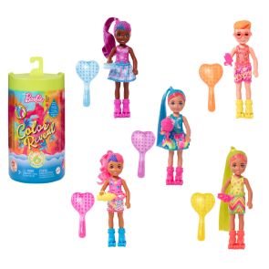 Barbie® Color Reveal™ Кукла Chelsea™ с магическа трансформация - неонови шарки