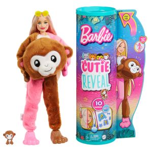 Barbie® Cutie Reveal™ Кукла Супер изненада "Jungle Series" - Маймуна