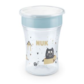 NUK EV Чаша за сок 230 мл. 8+ м. MAGIC CUP CAT&DOG