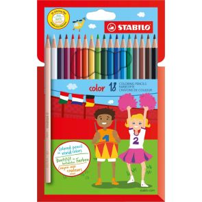 Stabilo Комплект цветни моливи 18 цвята