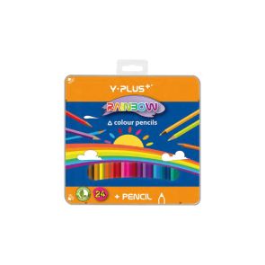  Y-Plus Моливи триъгълни Rainbow 24 цвята