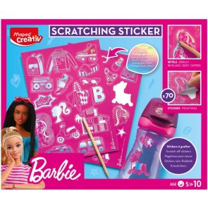 Maped Creativ Творчески комплект Barbie скреч стикери