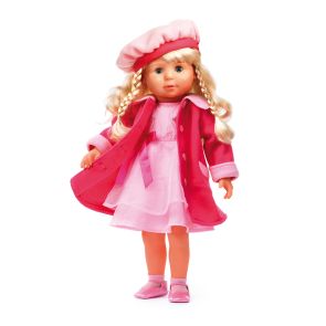 BAYER Пееща и говореща кукла Мария с розово палто