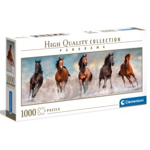 CLEMENTONI 1000ч. Пъзел Panorama Horses