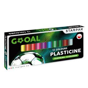 STARPAK пластилин 12 цв. Football