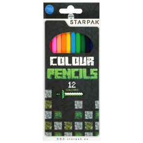 STARPAK цветни моливи 12 бр. Pixel
