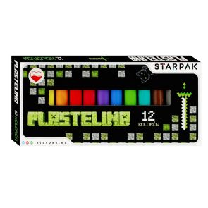STARPAK пластилин 12 цв. Pixel