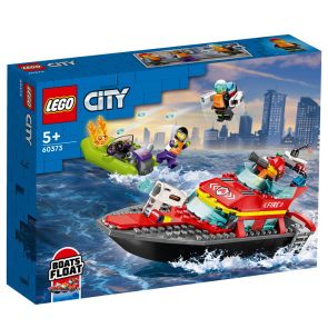 LEGO CITY Пожарникарска спасителна лодка 60373