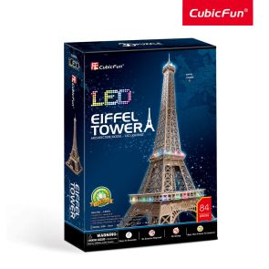 CubicFun 3D Пъзел с LED светлини EIFFEL TOWER
