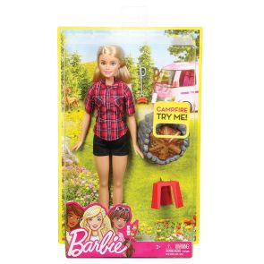 BARBIE Комплект На къмпинг с кукла Барби