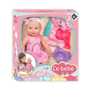 LT Пишкаща кукла Le Bebe 40 см. с гърне и дрешка