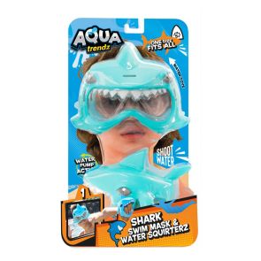 Aqua Trendz Плувна маска с водно оръжие Акула