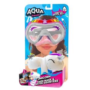 Aqua Trendz Плувна маска с водно оръжие Еднорог
