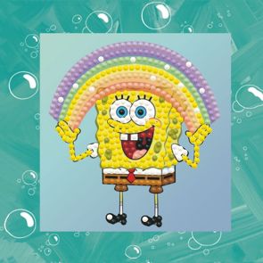 Diamond Dotz SpongeBob Диамантен гоблен Rainbow 418 диаманта
