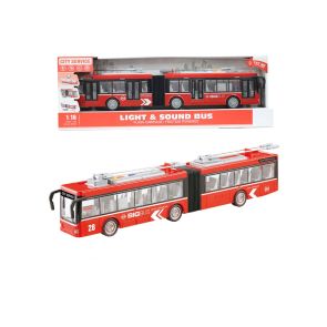 City Service Градски тролейбус 1:16 червен