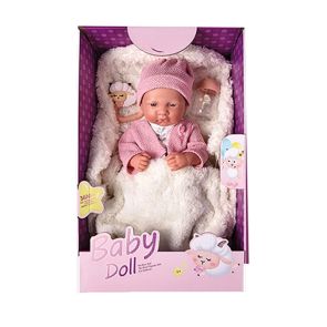 OCIE Baby Doll Реалистично Бебе 35см. с Пухкаво Чувалче 