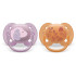 AVENT Силиконови меки залъгалки 2 бр. 6-18 м. ULTRA SOFT МОМИЧЕ КУЧЕ/ЦВЕТЕ