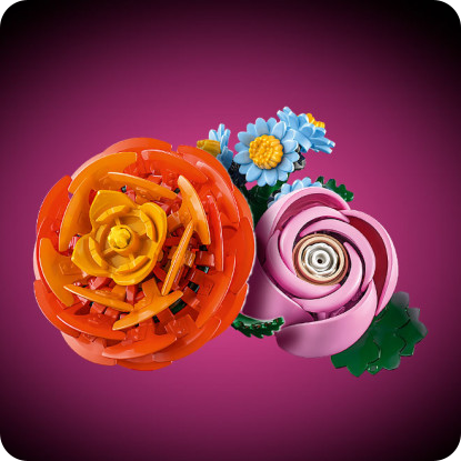 LEGO Botanicals Букет с розови цветя 10342